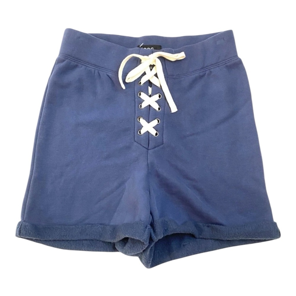 BDG Urban Outfitters Shorts Small Blue Cotton High Waist Lace Up